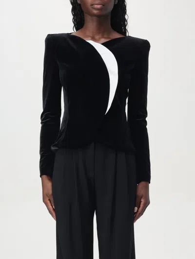 Emporio Armani Blazer  Woman Color Black In Schwarz
