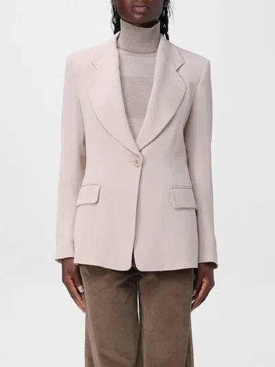 Emporio Armani Blazer  Woman Color Blush Pink In Puder