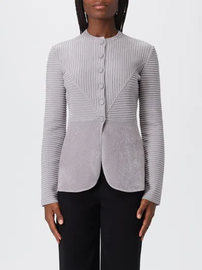 Emporio Armani Blazer  Woman Color Silver
