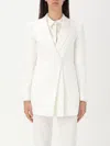 Emporio Armani Long-sleeved Suit Coat In White