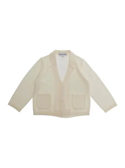 Emporio Armani Kids' Blazer In Gold