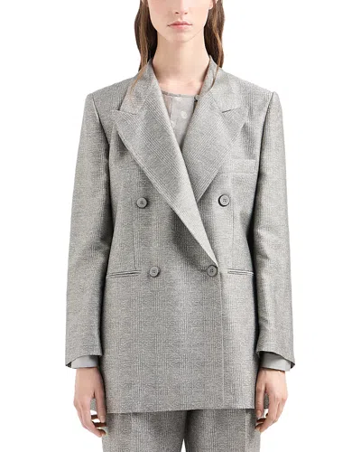 Emporio Armani Blazer In Grey