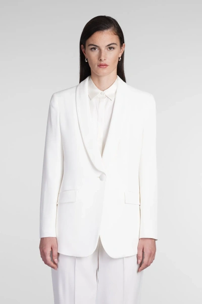 Emporio Armani Tailored Single-breasted Blazer In White