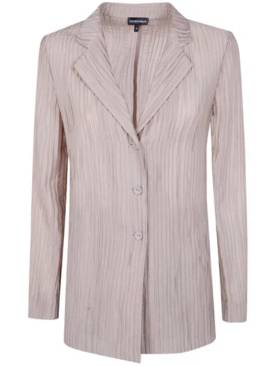 Emporio Armani Blazer In Purple