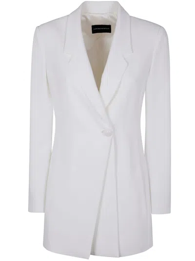 Emporio Armani Blazer In Warm White