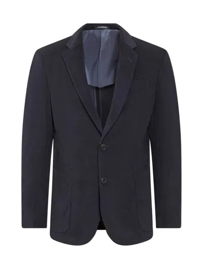 EMPORIO ARMANI EMPORIO ARMANI BLAZER WITH GEOMETRIC PATTERN