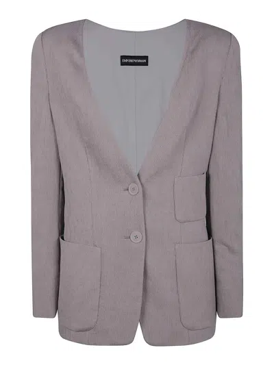 Emporio Armani Blouse In Grey