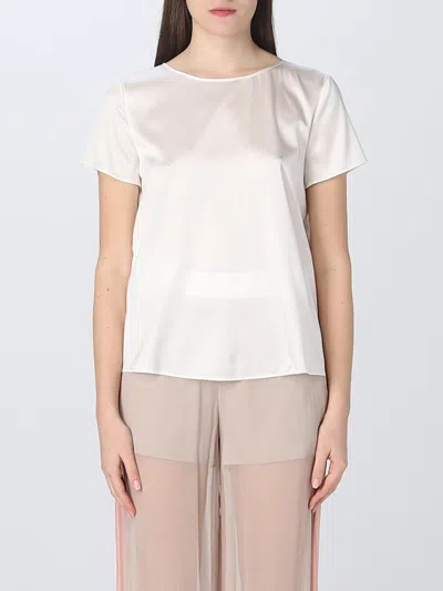 EMPORIO ARMANI BLOUSE IN SILK SATIN,376379001