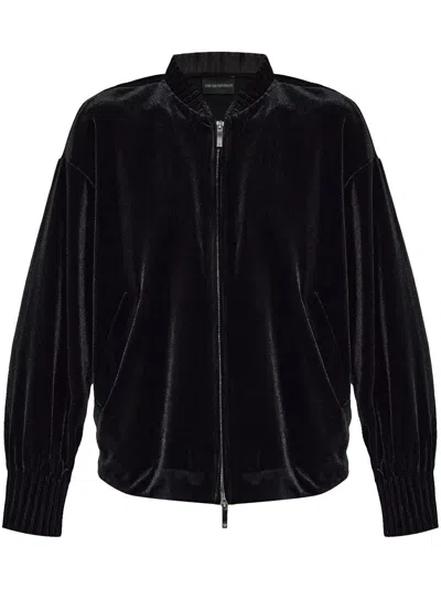 Emporio Armani Blouson Jacket In Black