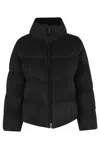 Emporio Armani Short Down Jacket In Black
