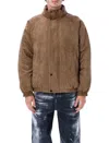 Emporio Armani Blouson Jacket In Brown