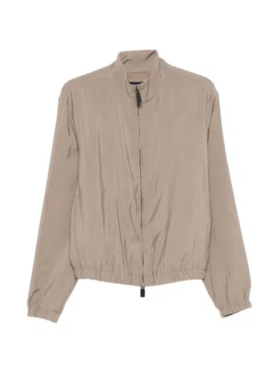 Emporio Armani Blouson Jacket In Neutral