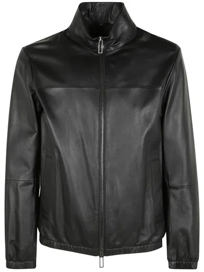 Emporio Armani Blouson Jacket Clothing In Black