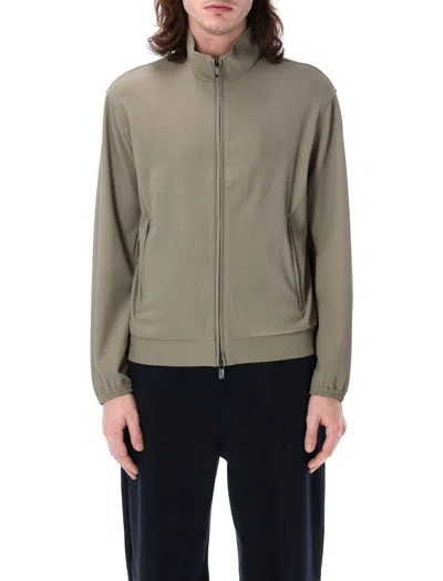 Emporio Armani Blouson Jacket In Grey
