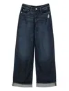 Emporio Armani Blue Clothing Essential Jeans In Blue