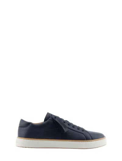 Emporio Armani Sneakers Blue In Multi