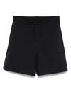 Emporio Armani Logo Print Cotton Shorts