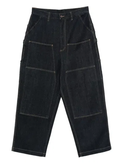 EMPORIO ARMANI BLUE CARGO DENIM JEANS