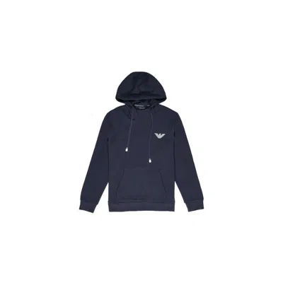 Emporio Armani Blue Cotton Sweater
