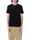 Emporio Armani Blue T-shirt With Logo On The Front Tone-on-tone