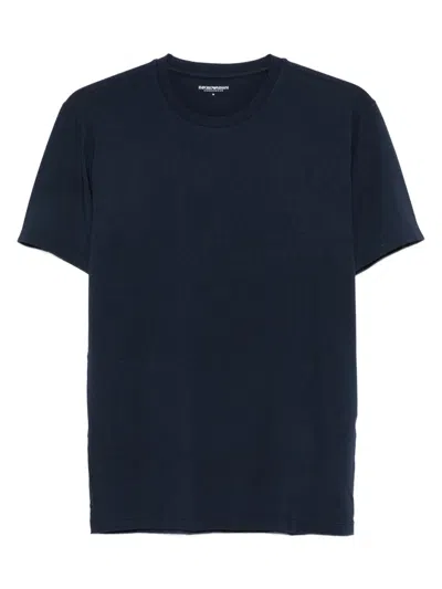 Emporio Armani Blue Crew Neck T-shirt