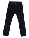 Emporio Armani Man Pants Black Size 31 Cotton, Elastane In Black
