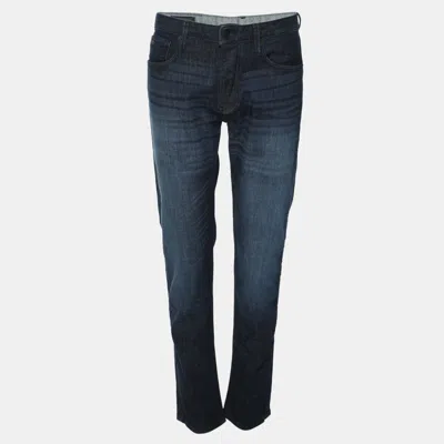Pre-owned Emporio Armani Blue Denim Jeans L