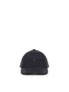 Emporio Armani Blue Embroidered Logo Baseball Cap