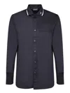 Emporio Armani Blue Logo Polo Shirt In Blue