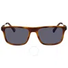 Emporio Armani Blue Polarized Rectangular Men's Sunglasses Ea4151 50892v 56 In Blue