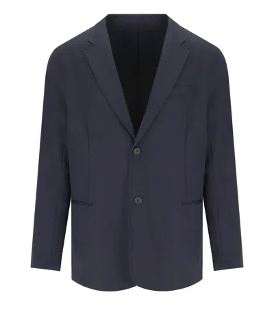 Emporio Armani Blue Single-breasted Jacket