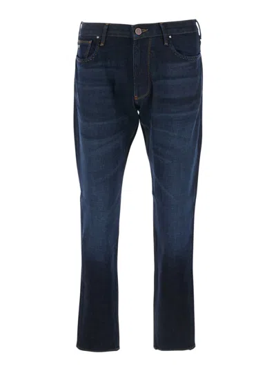 Emporio Armani Blue Slim Fit Denim Jeans