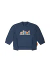 Emporio Armani Sweater  Kids Color Blue In Blue