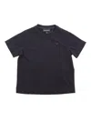Emporio Armani Blue T-shirt With Logo In Blue