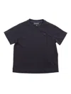 Emporio Armani Blue T-shirt With Logo In Blue