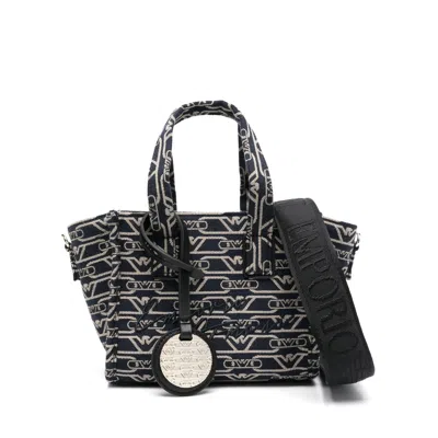 Emporio Armani Blue Tote Bags