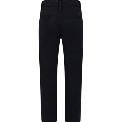 Emporio Armani Kids' Blue Trousers For Boy With Logo