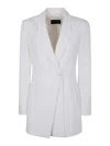 Emporio Armani Long-sleeved Suit Coat In White