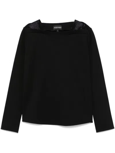 EMPORIO ARMANI EMPORIO ARMANI BOAT NECK SWEATER