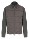 Emporio Armani Quilted Panelled Padded Jacket