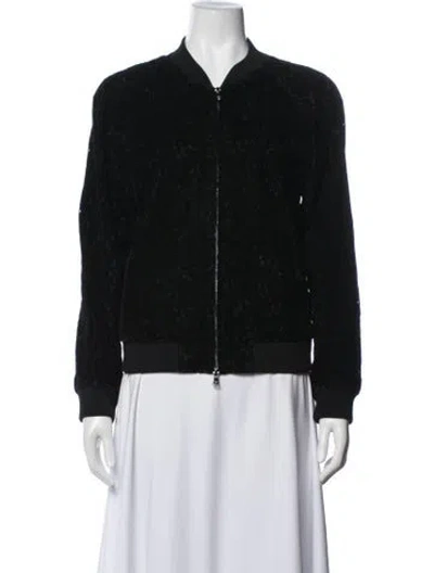 Pre-owned Emporio Armani Bomber Jacket In Black