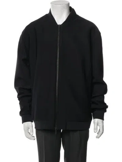 Pre-owned Emporio Armani Bomber Jacket In Blue