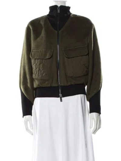 Pre-owned Emporio Armani Bomber Jacket In Green