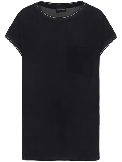 EMPORIO ARMANI EMPORIO ARMANI BOW DETAIL BLOUSE