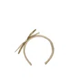 Emporio Armani Bow Headband In Nude