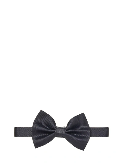 Emporio Armani Bow Tie In Black