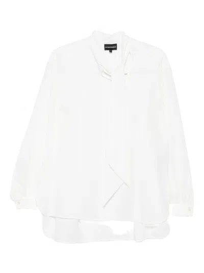 EMPORIO ARMANI EMPORIO ARMANI BOW-TIE BLOUSE