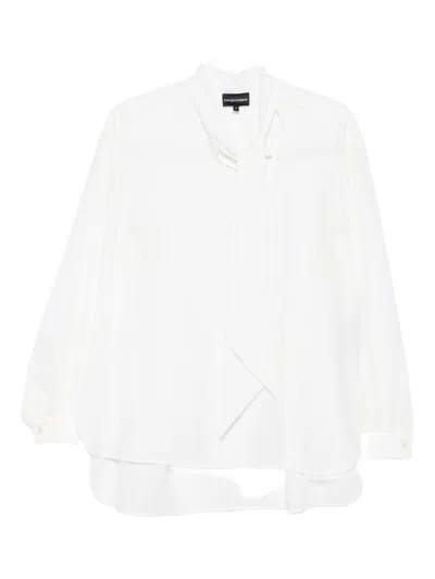 EMPORIO ARMANI EMPORIO ARMANI BOW-TIE BLOUSE