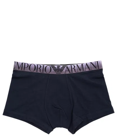 Emporio Armani Boxer In Blue