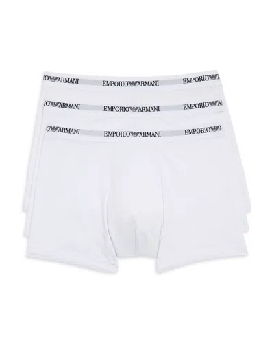 Emporio Armani Boxer Briefs, Pack Of 3 In White